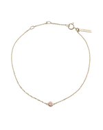 PETITE BIRTHSTONE BRACELET (9K GOLD) OCTOBER