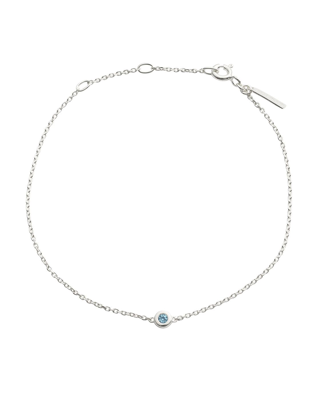 PETITE BIRTHSTONE BRACELET (STERLING SILVER) SEPTEMBER