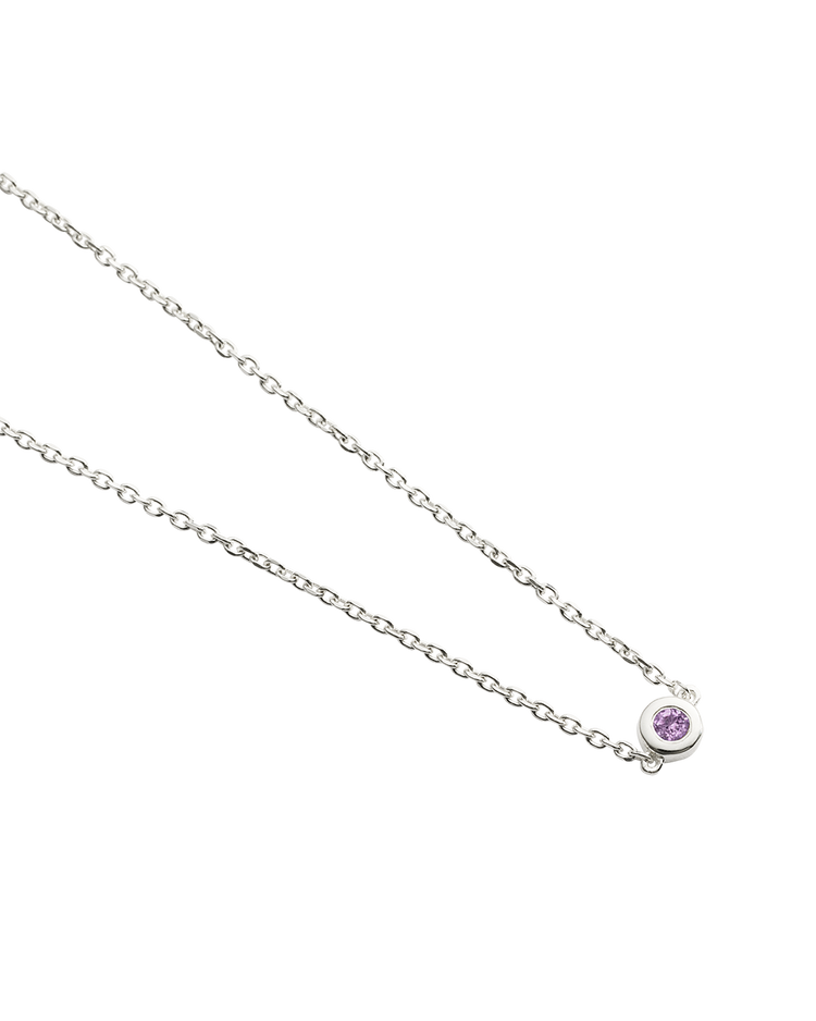 PETITE BIRTHSTONE BRACELET (STERLING SILVER)
