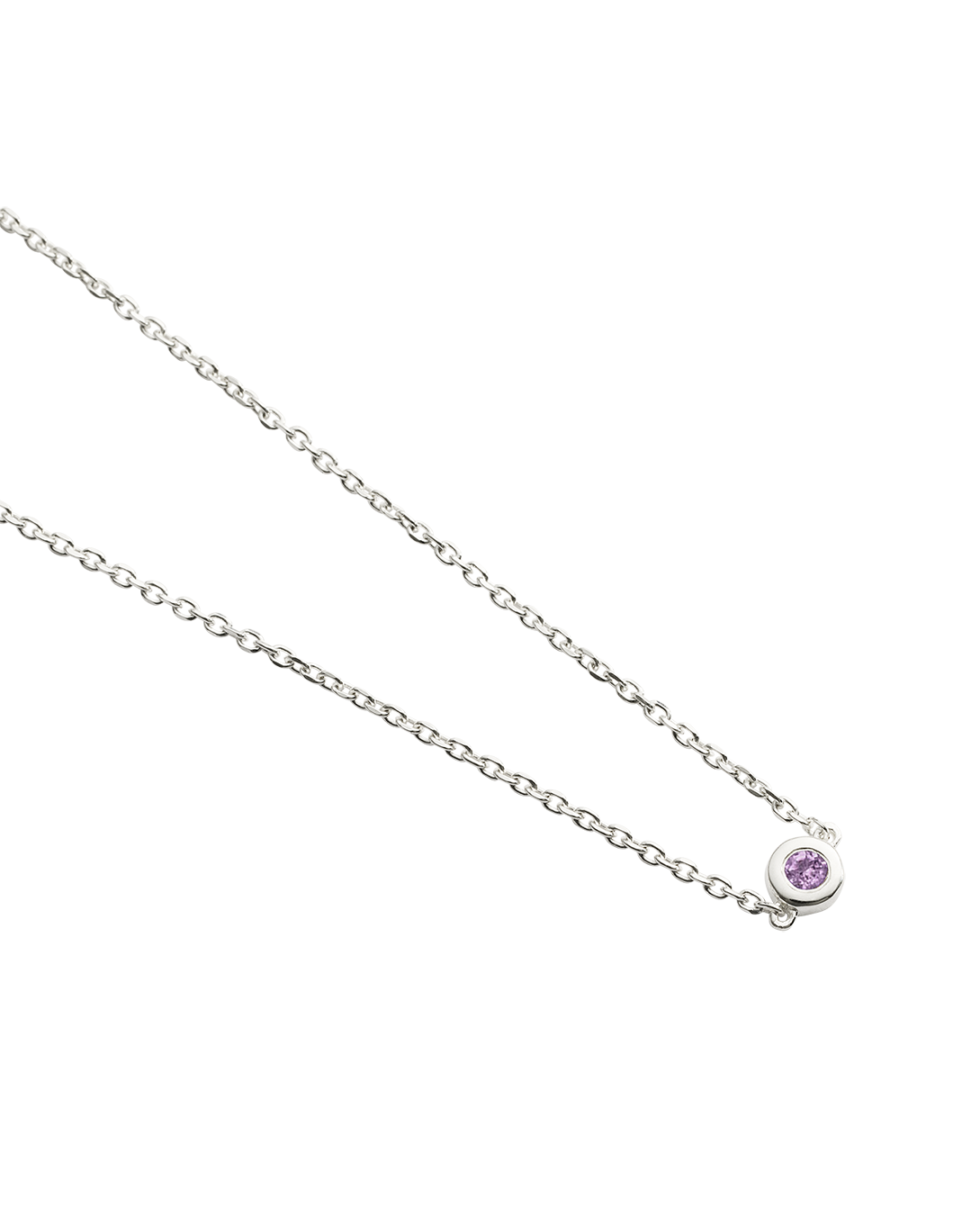 PETITE BIRTHSTONE BRACELET (STERLING SILVER) IMAGE 1