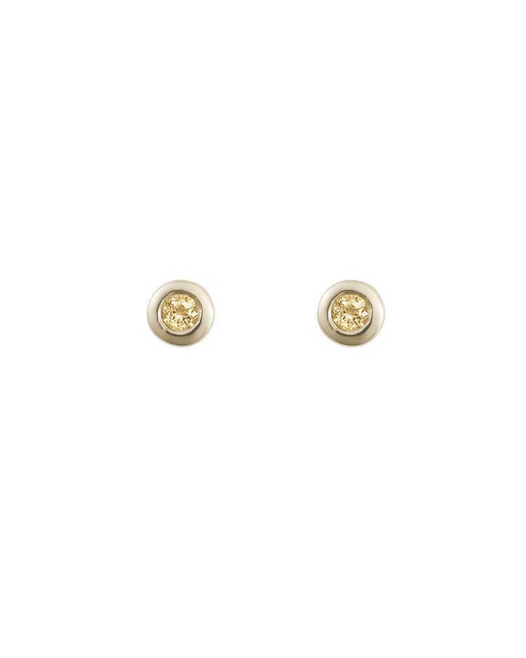 PETITE BIRTHSTONE STUDS (9K GOLD) NOVEMBER