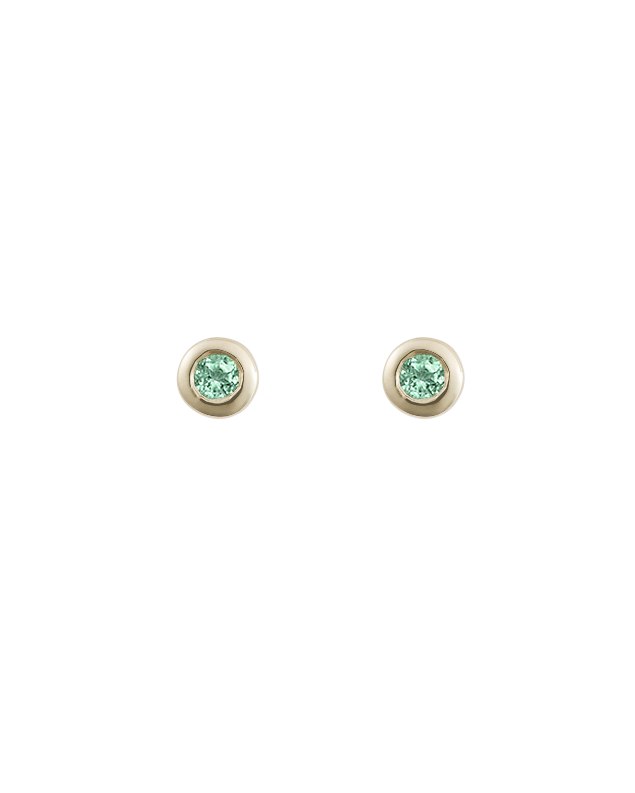 PETITE BIRTHSTONE STUDS (9K GOLD) MAY