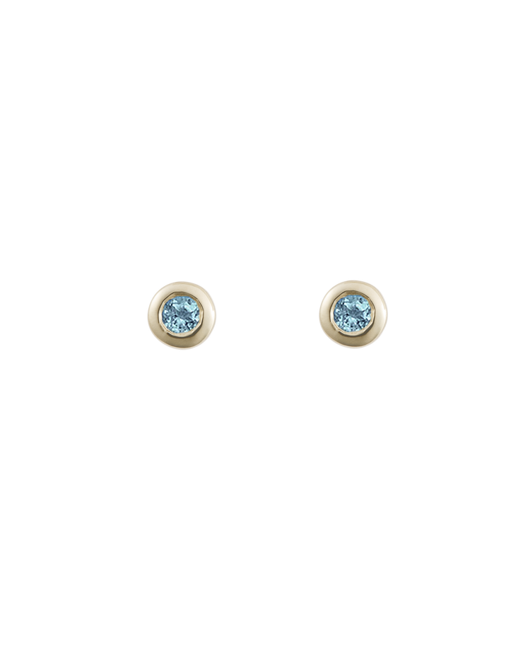PETITE BIRTHSTONE STUDS (9K GOLD) SEPTEMBER