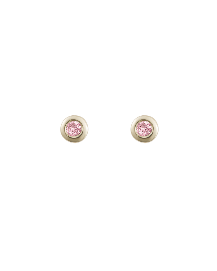 PETITE BIRTHSTONE STUDS (9K GOLD) OCTOBER