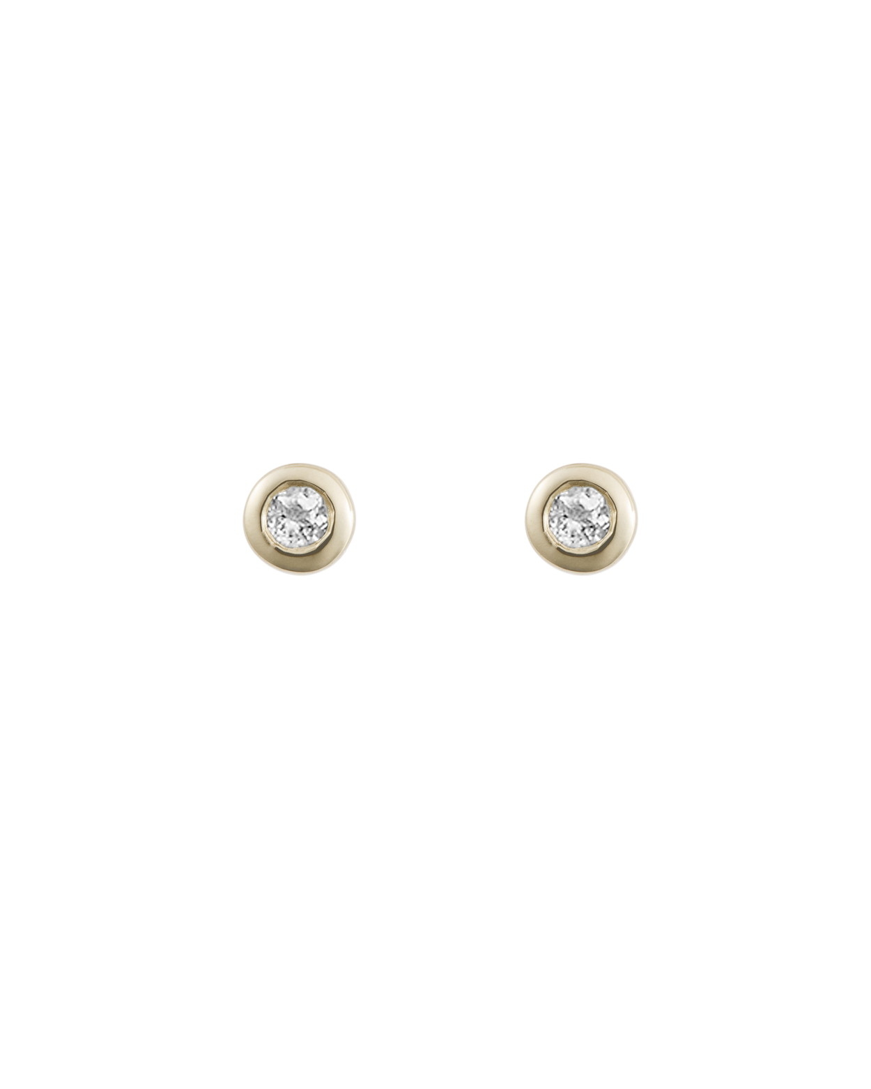 PETITE BIRTHSTONE STUDS (9K GOLD) APRIL