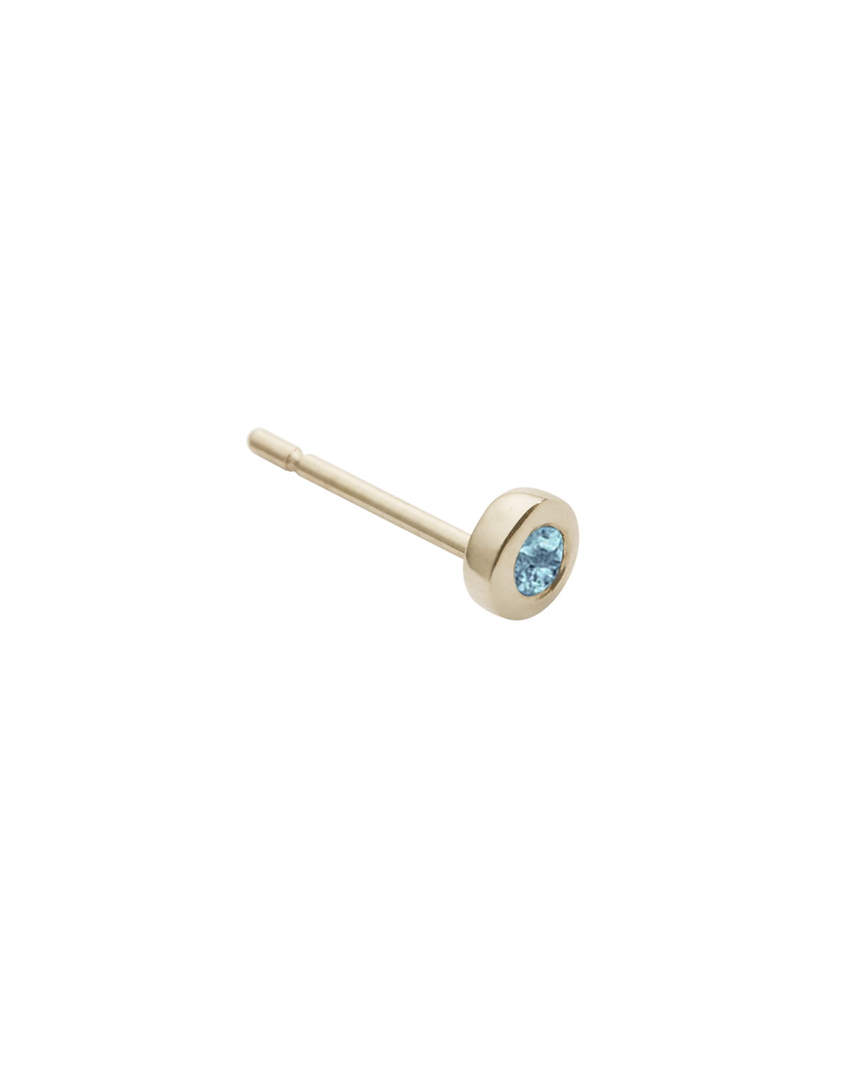 PETITE BIRTHSTONE STUDS (9K GOLD) IMAGE 25