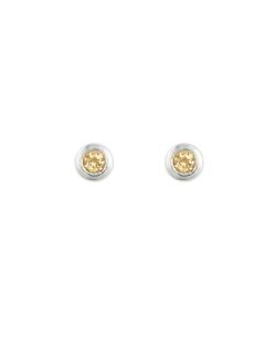 PETITE BIRTHSTONE STUDS (STERLING SILVER) NOVEMBER