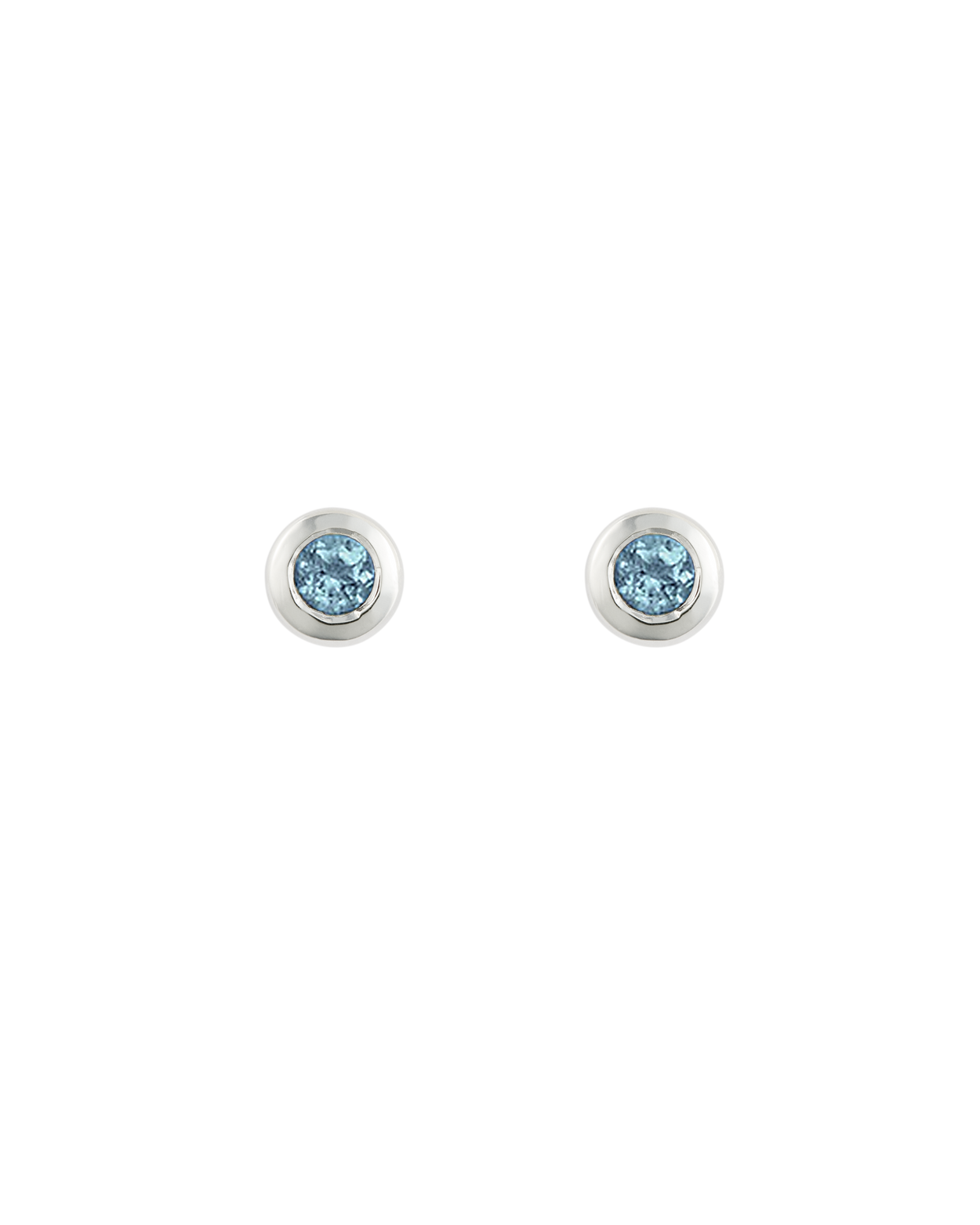 PETITE BIRTHSTONE STUDS (STERLING SILVER) SEPTEMBER