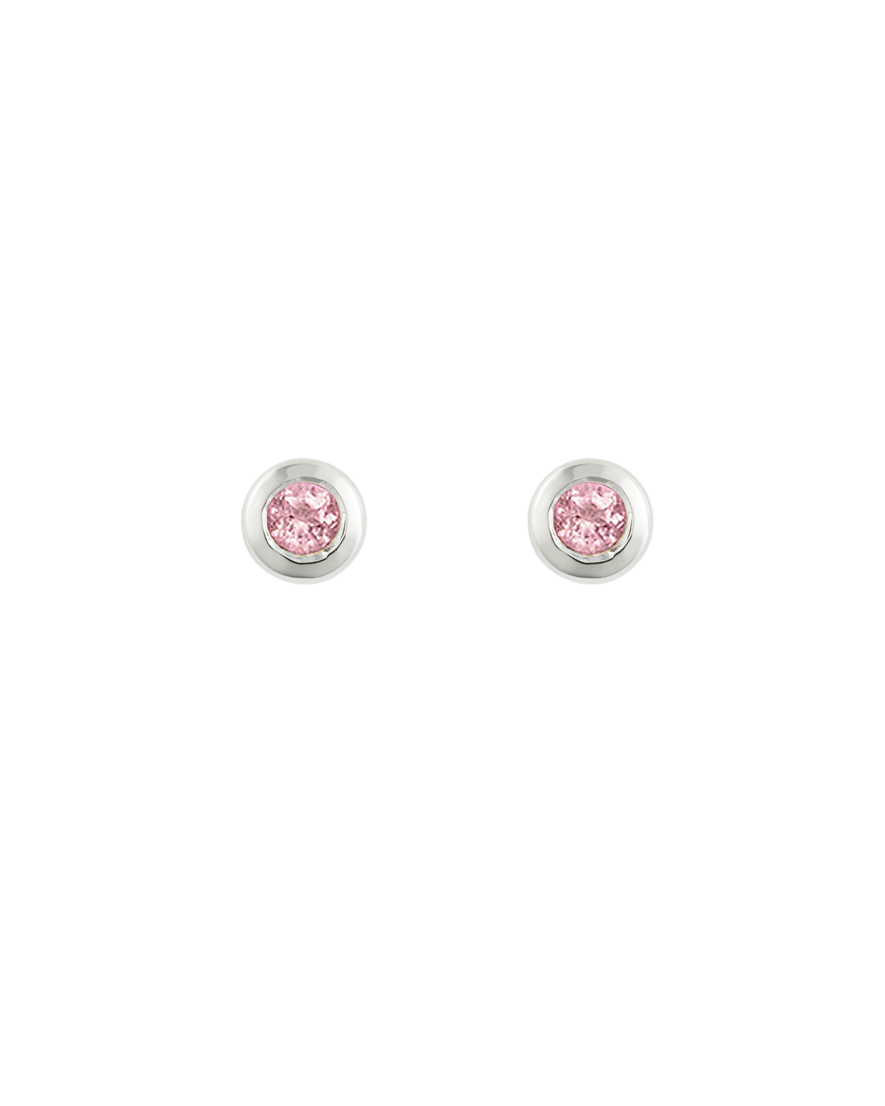 PETITE BIRTHSTONE STUDS (STERLING SILVER) OCTOBER