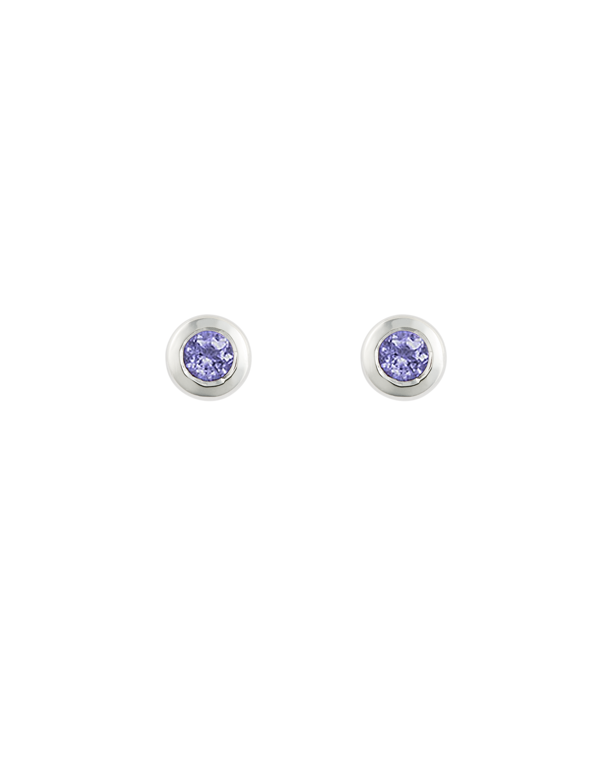 PETITE BIRTHSTONE STUDS (STERLING SILVER) DECEMBER