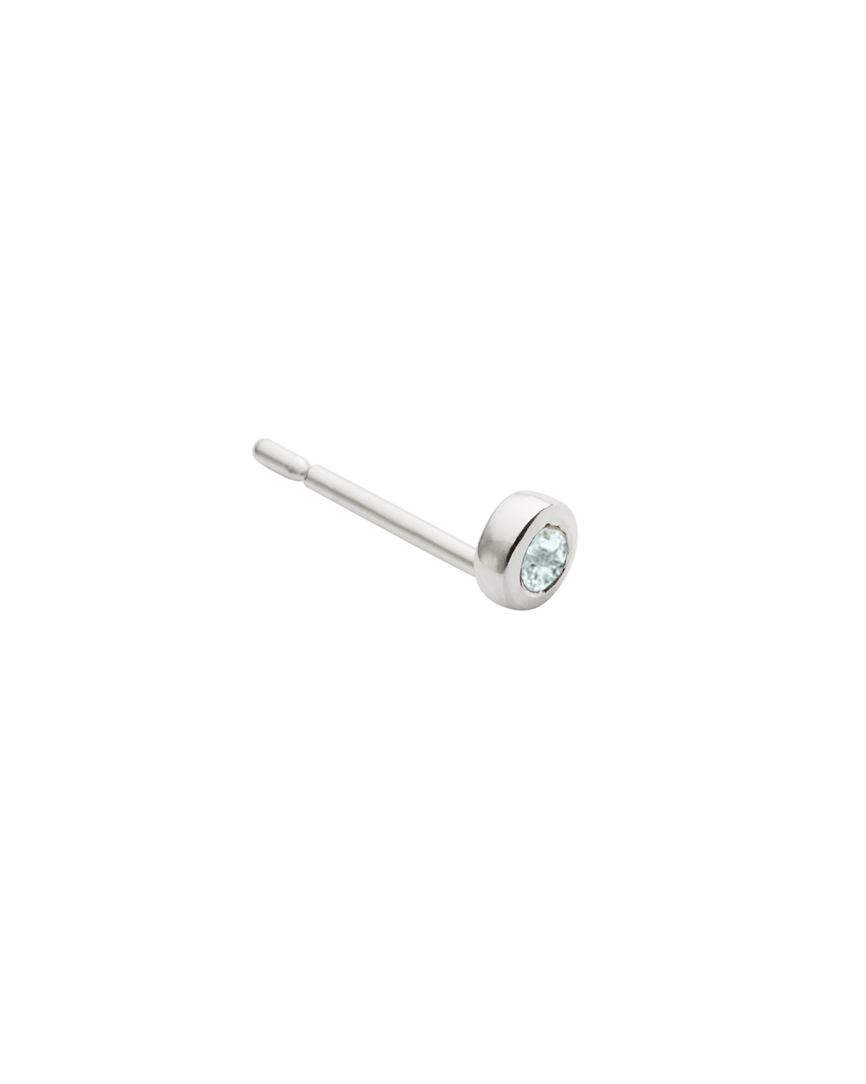 PETITE BIRTHSTONE STUDS (STERLING SILVER) IMAGE 20