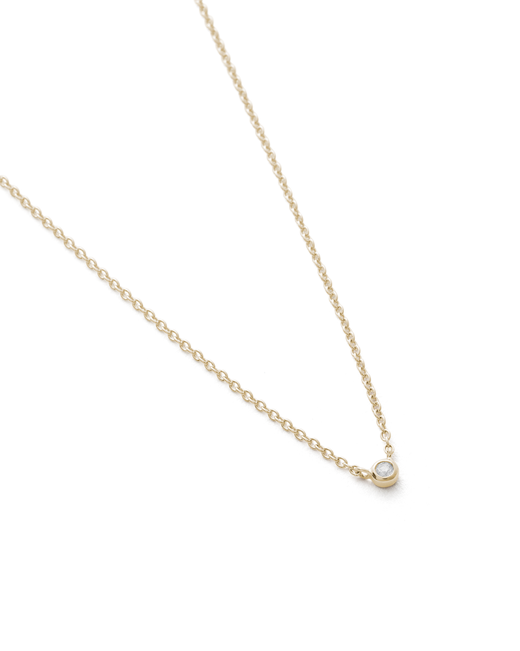 PETITE DIAMOND NECKLACE (9K GOLD)