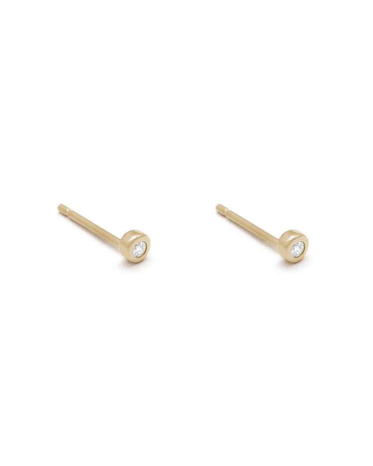 PETITE DIAMOND STUDS (9K GOLD)