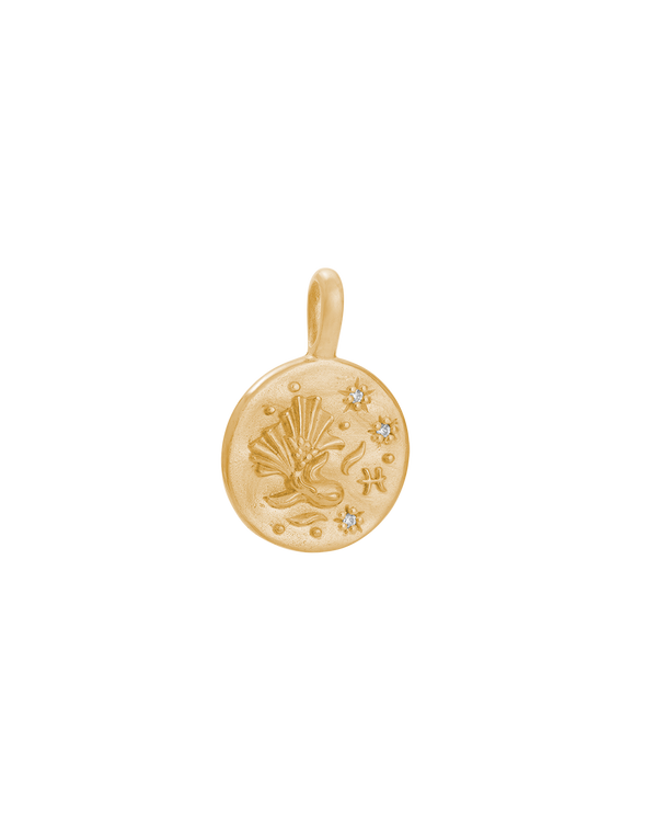 PISCES PETITE ZODIAC (18K GOLD VERMEIL) IMAGE 1