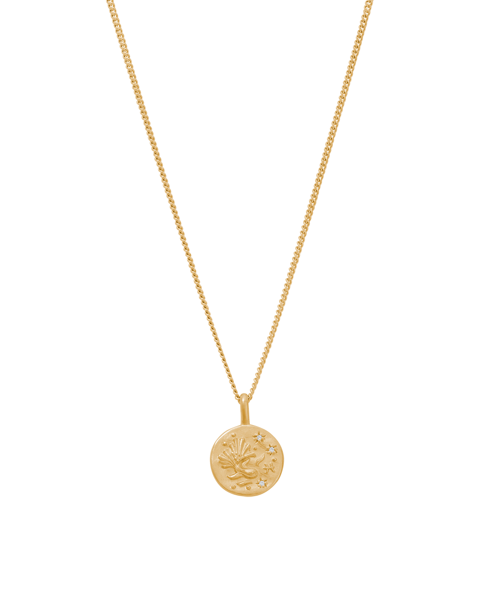 PETITE ZODIAC NECKLACE (18K GOLD VERMEIL) IMAGE 9