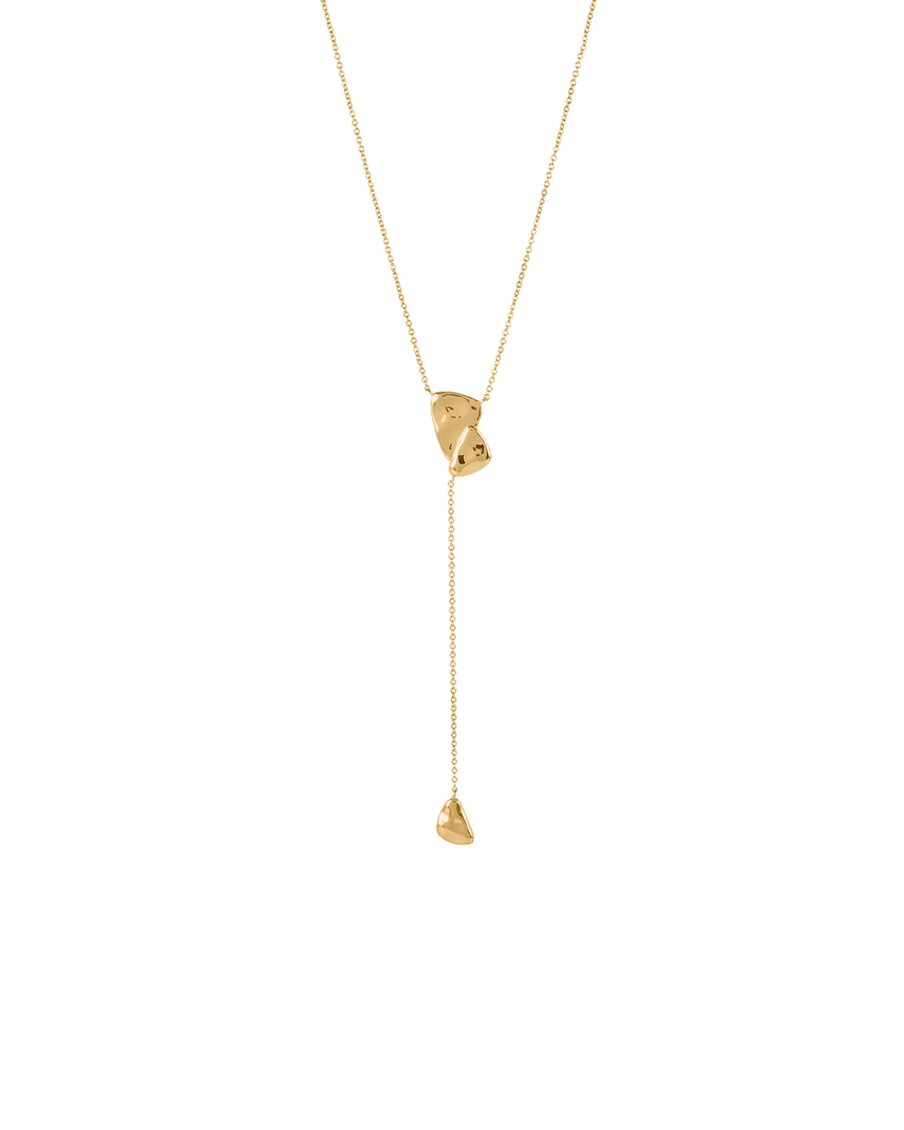 PORTAL LARIAT NECKLACE (18K GOLD PLATED)