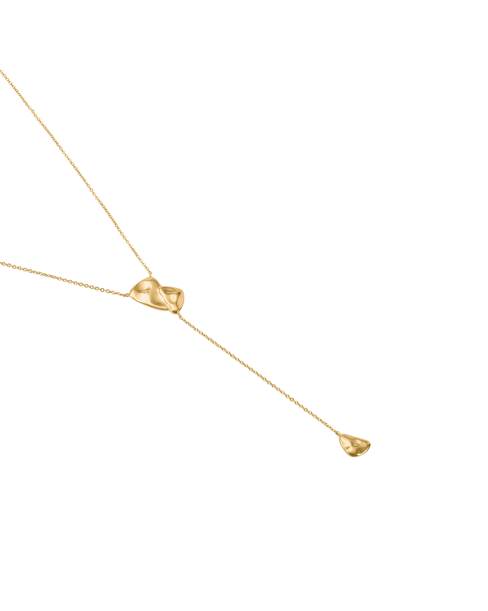 PORTAL LARIAT NECKLACE (18K GOLD PLATED)