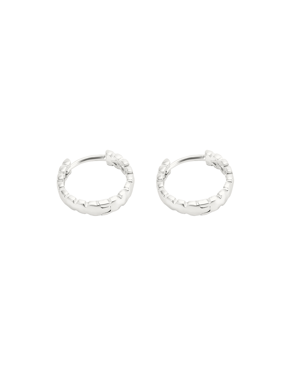 REALM HOOPS (STERLING SILVER)