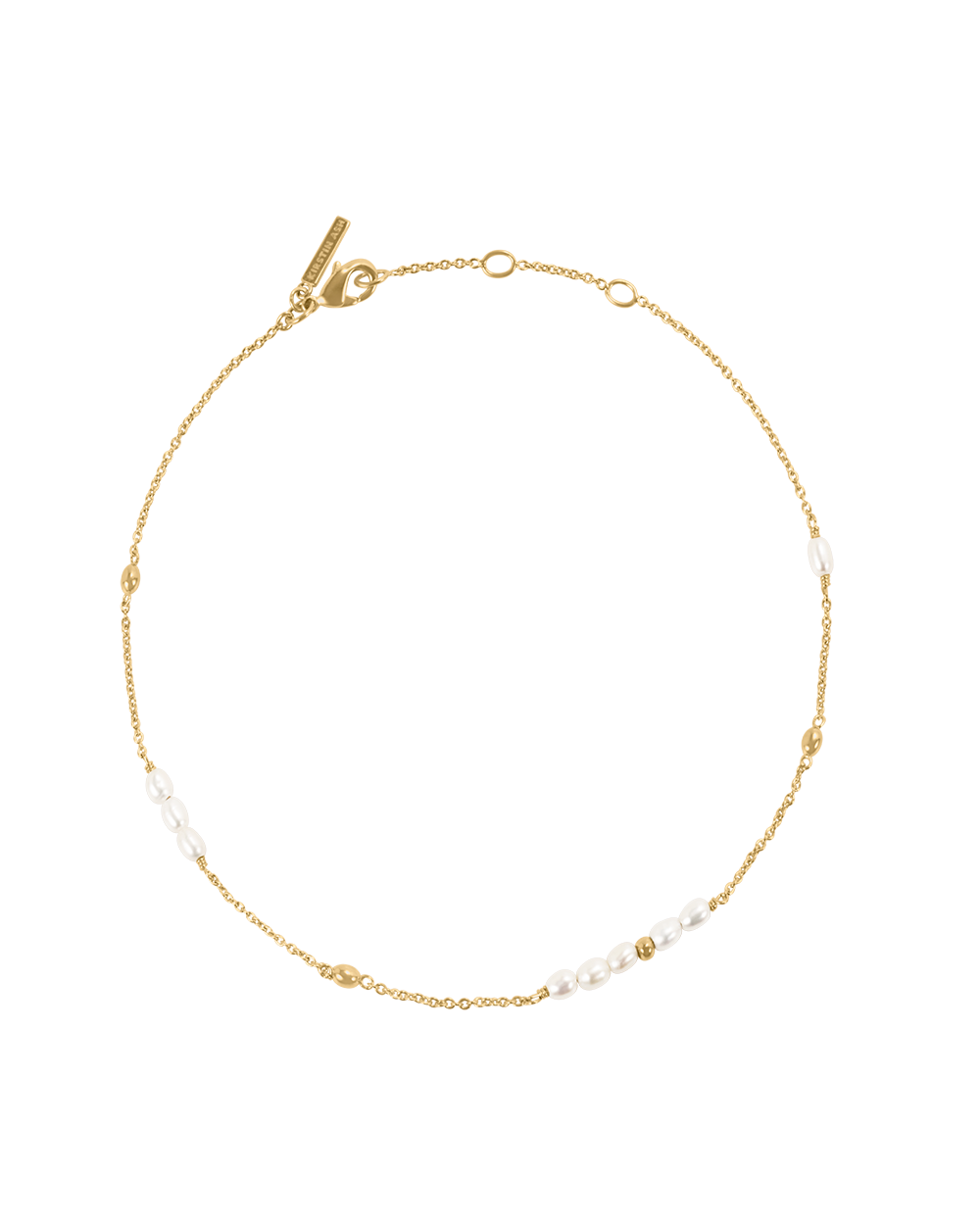 RESONANCE PEARL ANKLET (18K GOLD PLATED)
