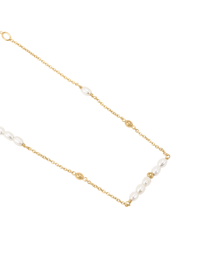 RESONANCE PEARL BRACELET (18K GOLD PLATED)