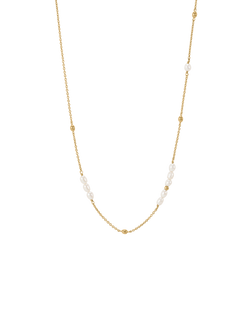 RESONANCE PEARL NECKLACE (18K GOLD PLATED)