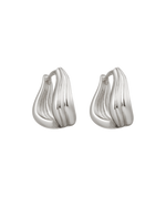 RISE HOOPS (STERLING SILVER) IMAGE 1