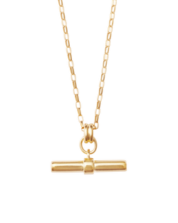 ROAM T-BAR NECKLACE (18K GOLD VERMEIL) IMAGE 1