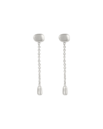SACRED SUN CHAIN EARRINGS (STERLING SILVER)