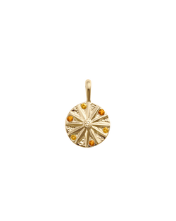 SACRED SUN CHARM (9K GOLD)