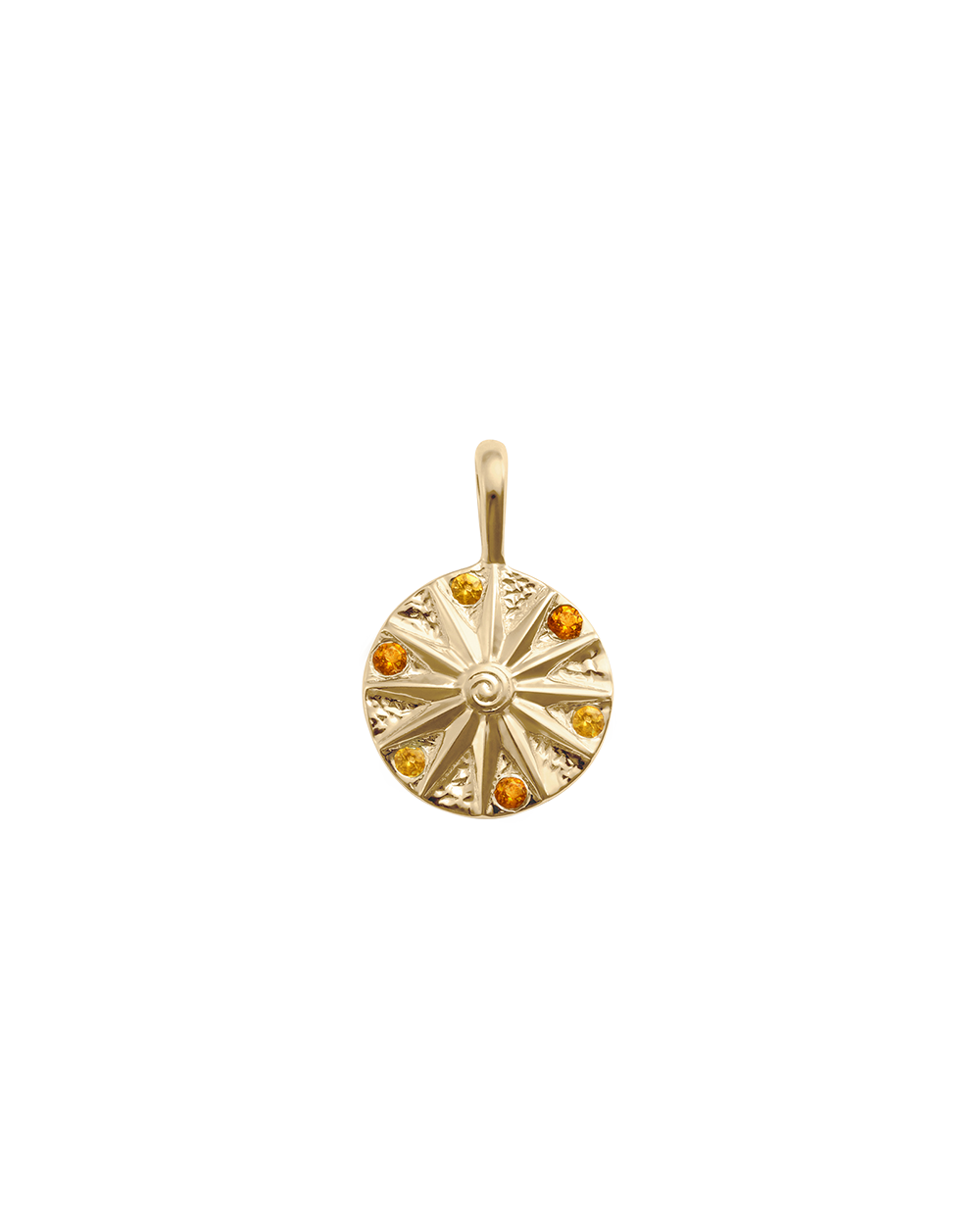 SACRED SUN CHARM (9K GOLD)