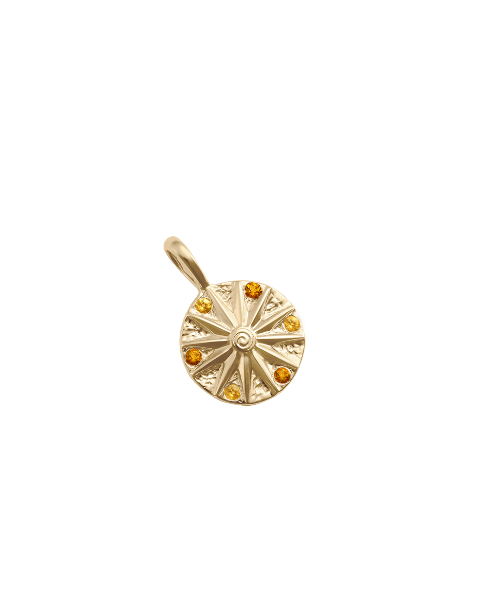 SACRED SUN CHARM (9K GOLD)