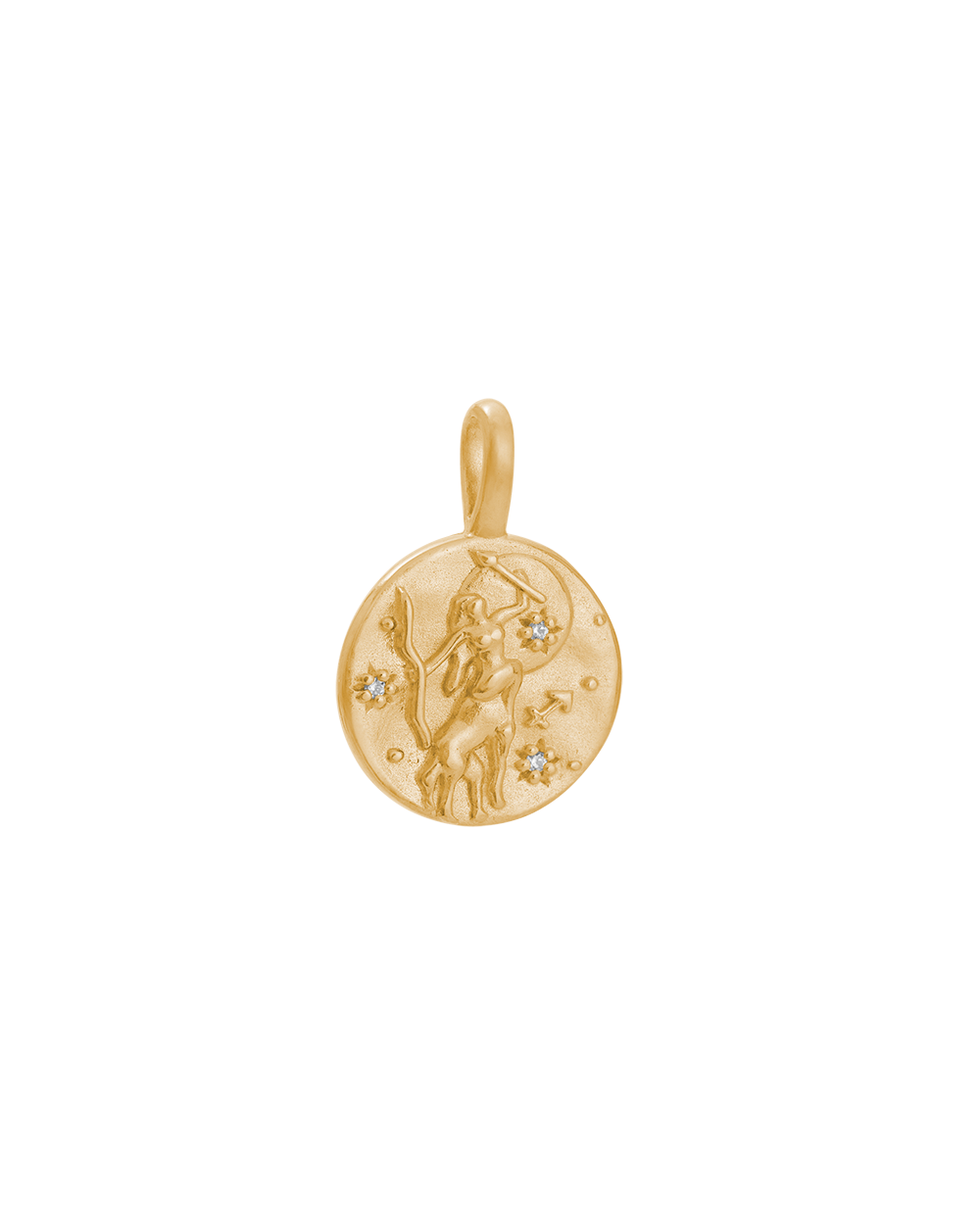 SAGITTARIUS PETITE ZODIAC (18K GOLD VERMEIL) IMAGE 1