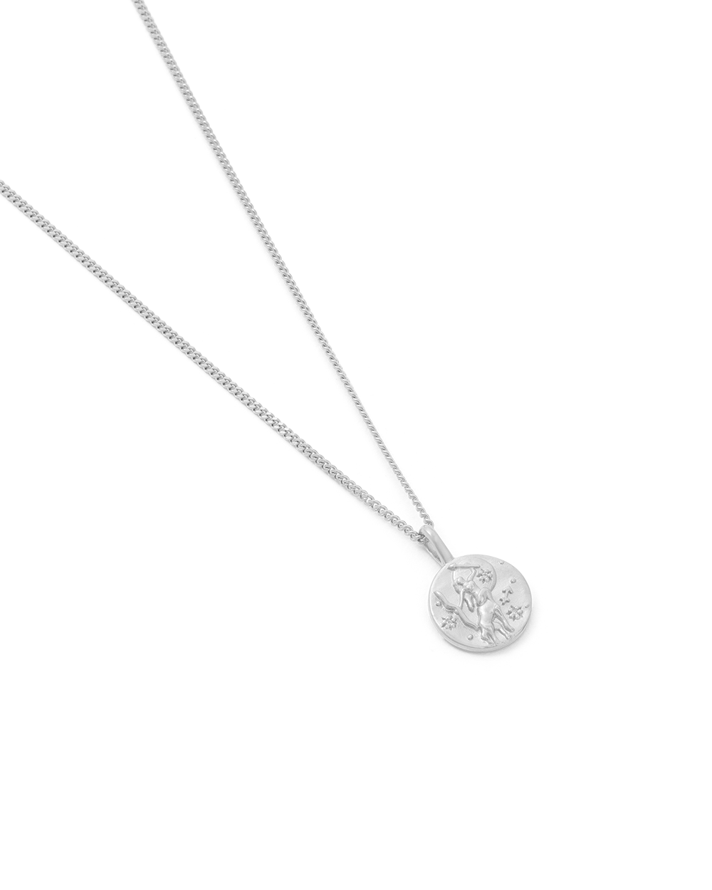 SAGITTARIUS PETITE ZODIAC NECKLACE (STERLING SILVER) IMAGE 4