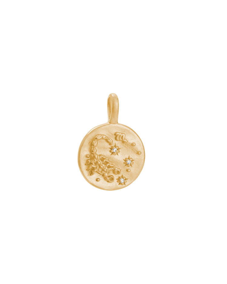 SCORPIO PETITE ZODIAC (18K GOLD VERMEIL) IMAGE 1