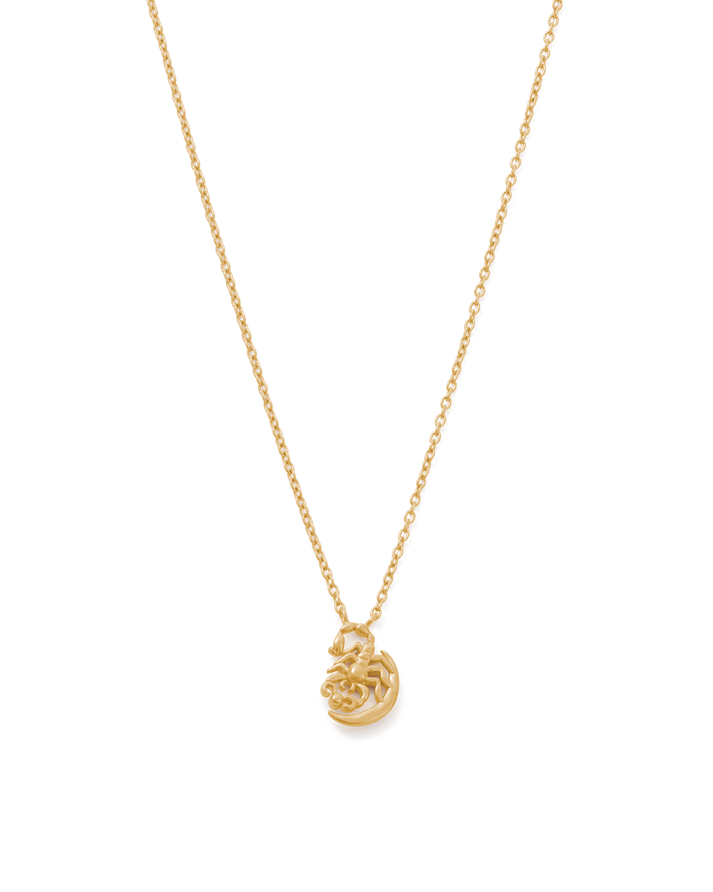 SCORPIO STAR SIGN NECKLACE (18K GOLD VERMEIL) IMAGE 1