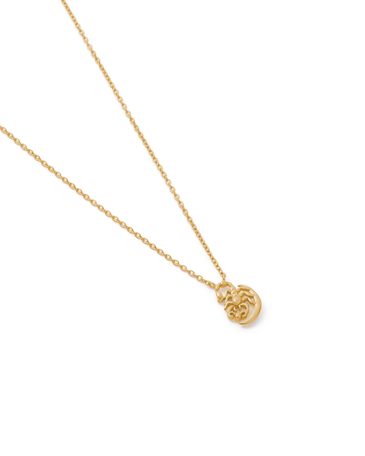 SCORPIO STAR SIGN NECKLACE (18K GOLD VERMEIL)