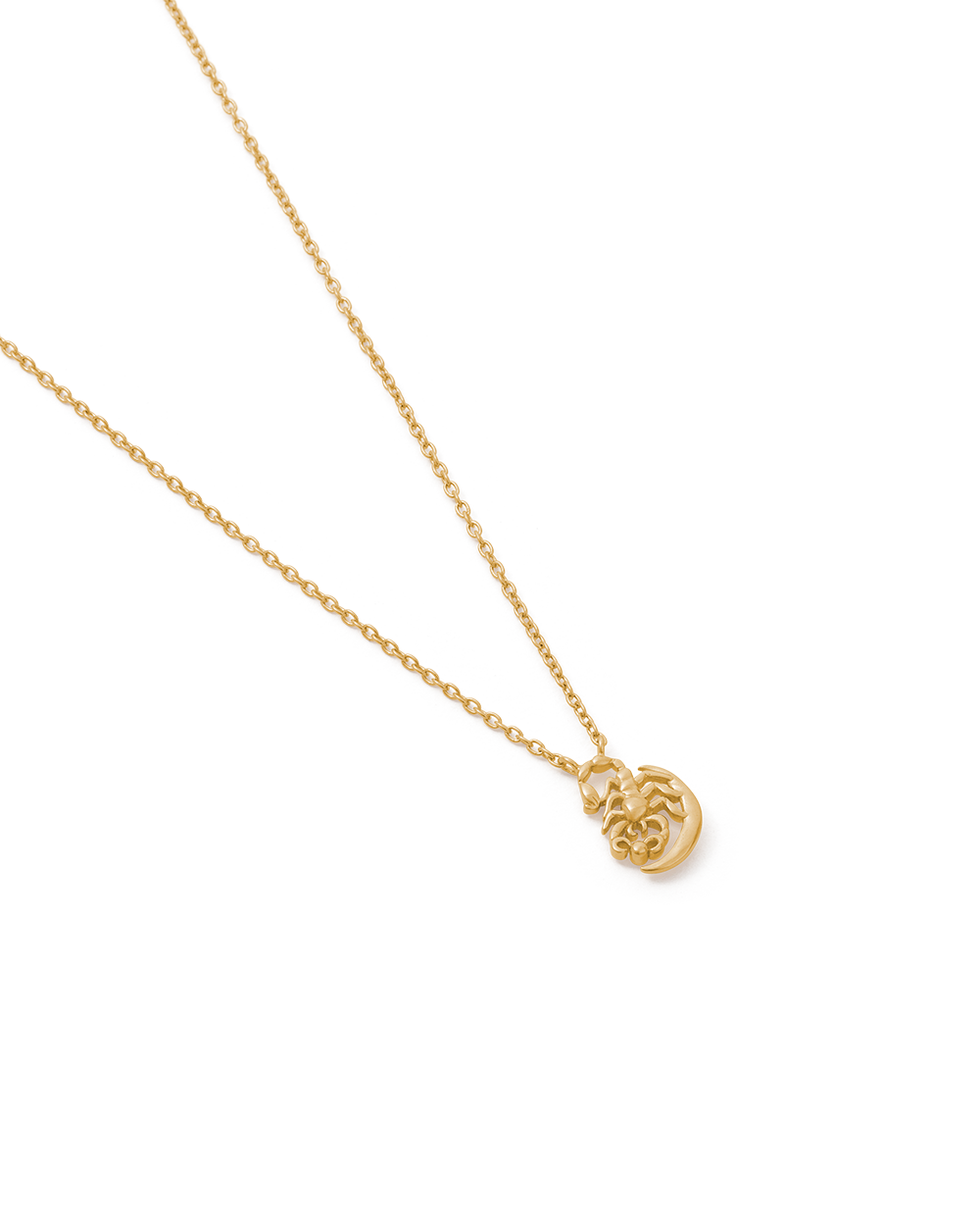 SCORPIO STAR SIGN NECKLACE (18K GOLD VERMEIL) IMAGE 4
