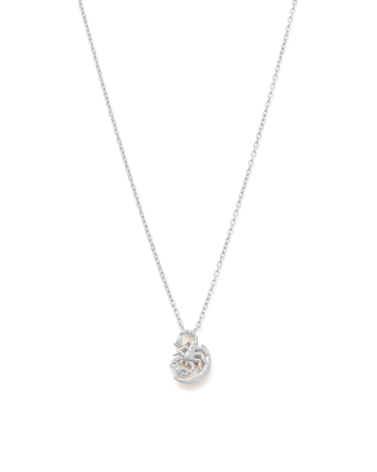 SCORPIO STAR SIGN NECKLACE (STERLING SILVER)