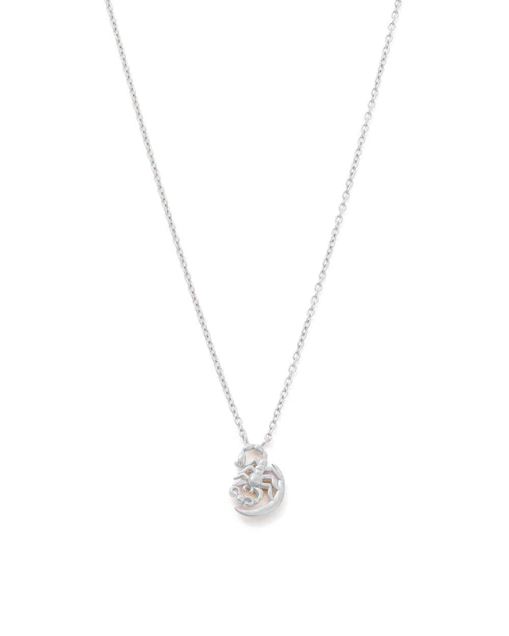 SCORPIO STAR SIGN NECKLACE (STERLING SILVER) IMAGE 1