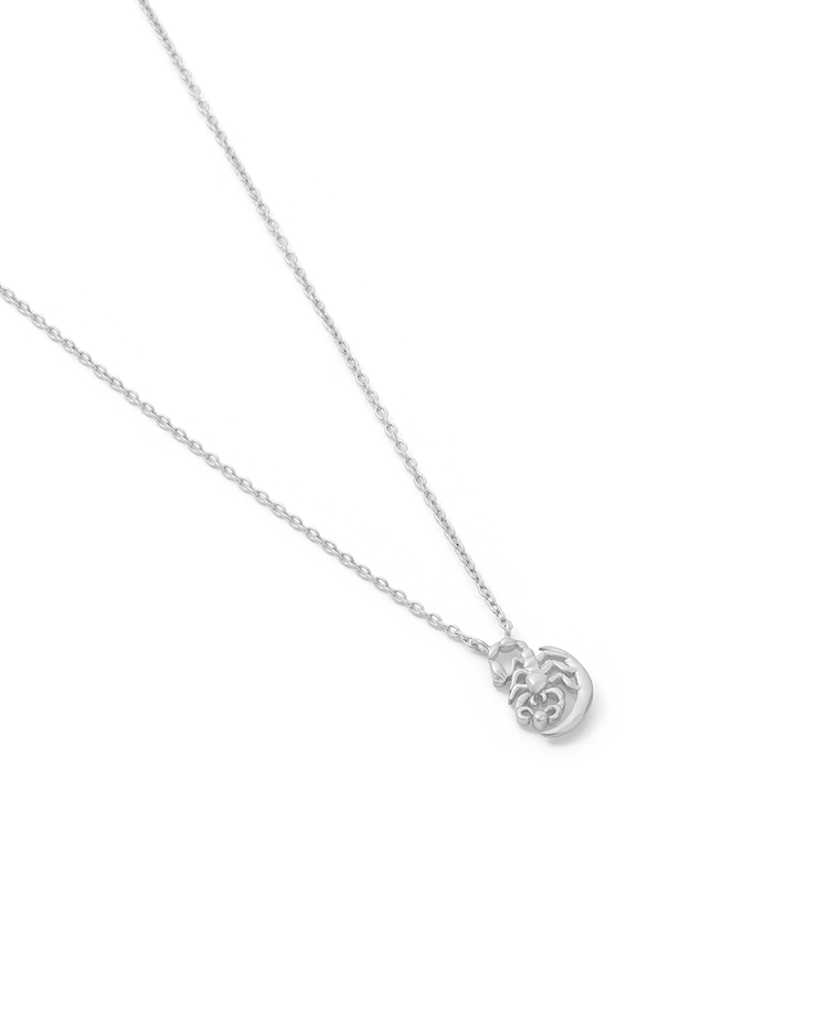 SCORPIO STAR SIGN NECKLACE (STERLING SILVER)