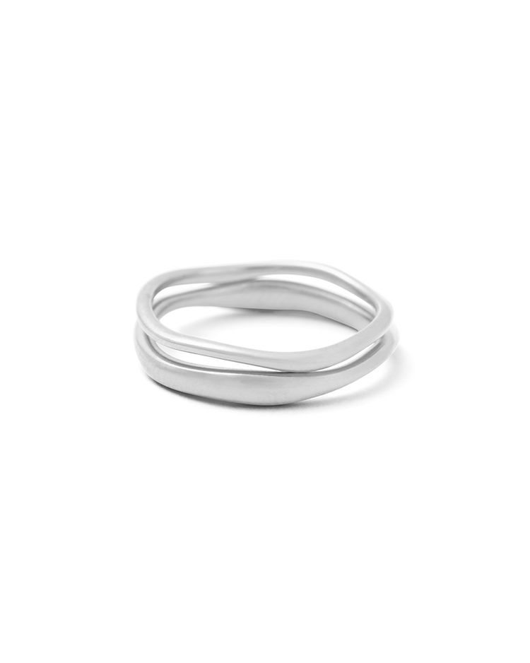 SHIFT STACKING RING (STERLING SILVER) IMAGE 1