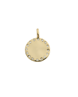 SOLAR CHARGE DIAMOND CHARM (9K GOLD) IMAGE 1