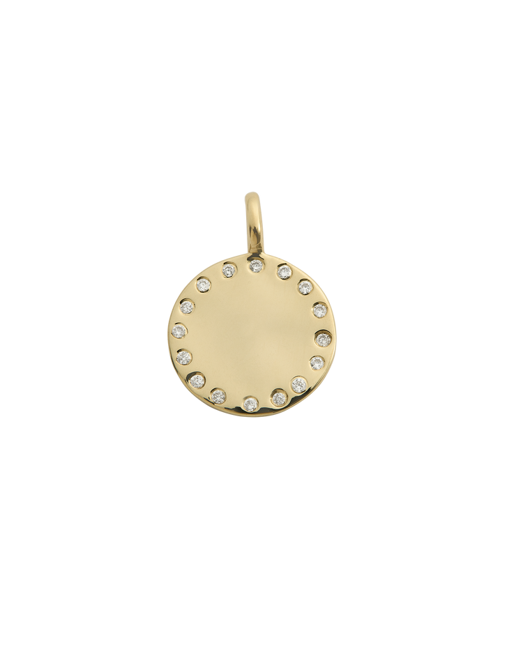 SOLAR CHARGE DIAMOND CHARM (9K GOLD) IMAGE 1
