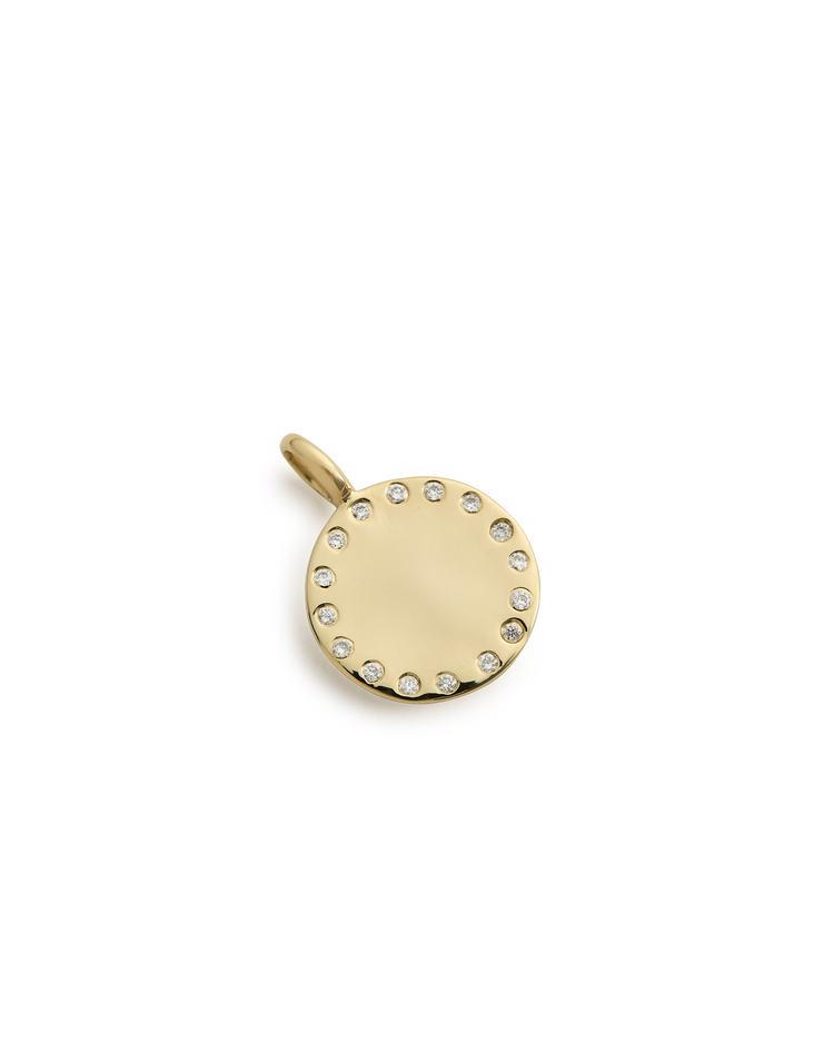SOLAR CHARGE DIAMOND CHARM (9K GOLD)