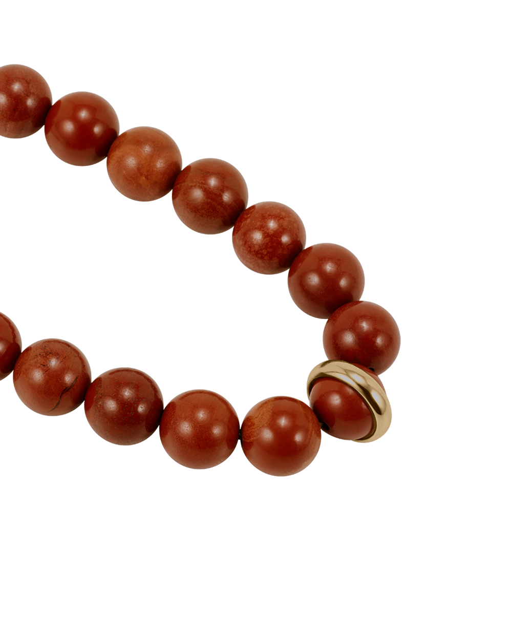 SOLAR JASPER BRACELET (18K GOLD PLATED)