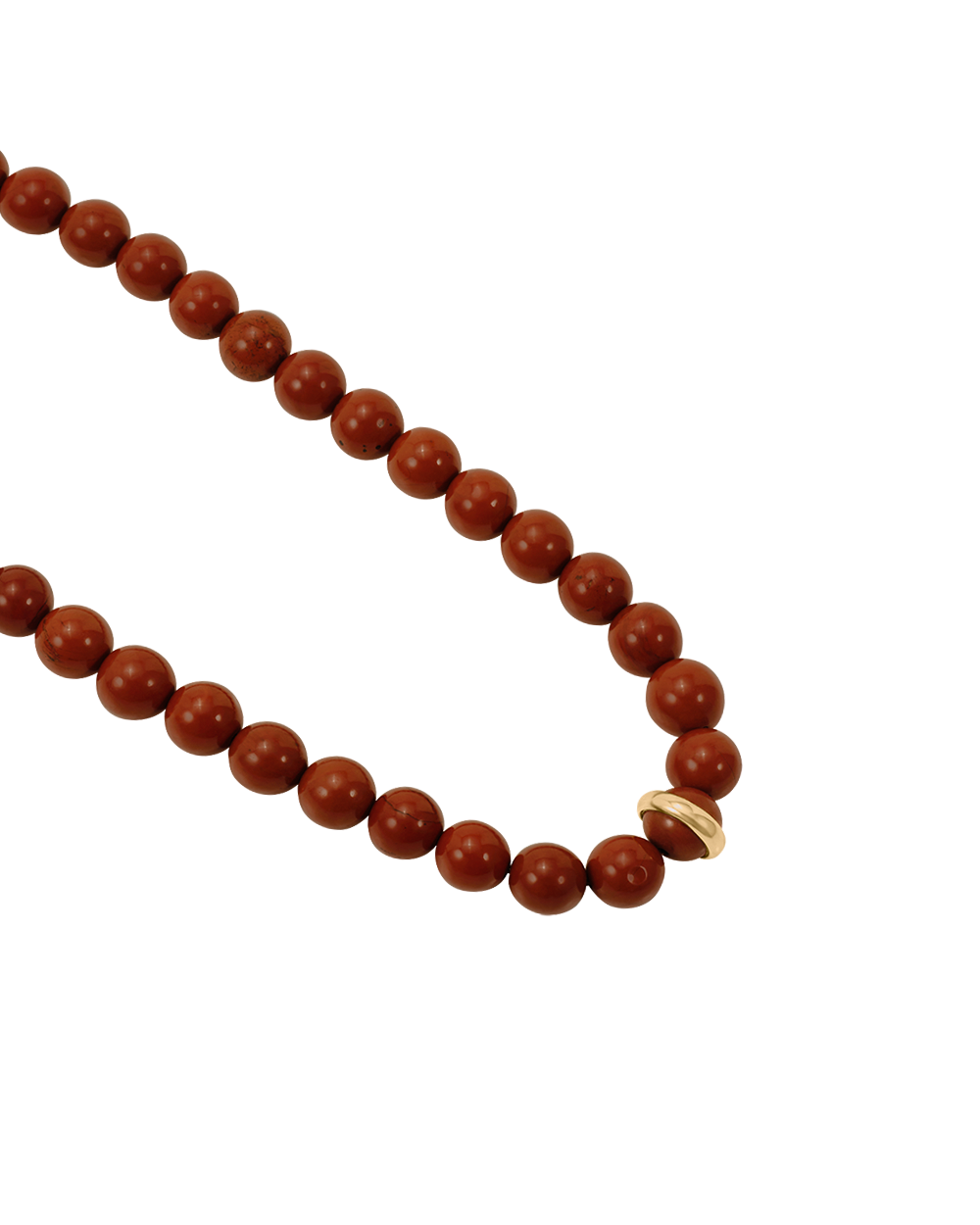 SOLAR JASPER NECKLACE (18K GOLD PLATED)