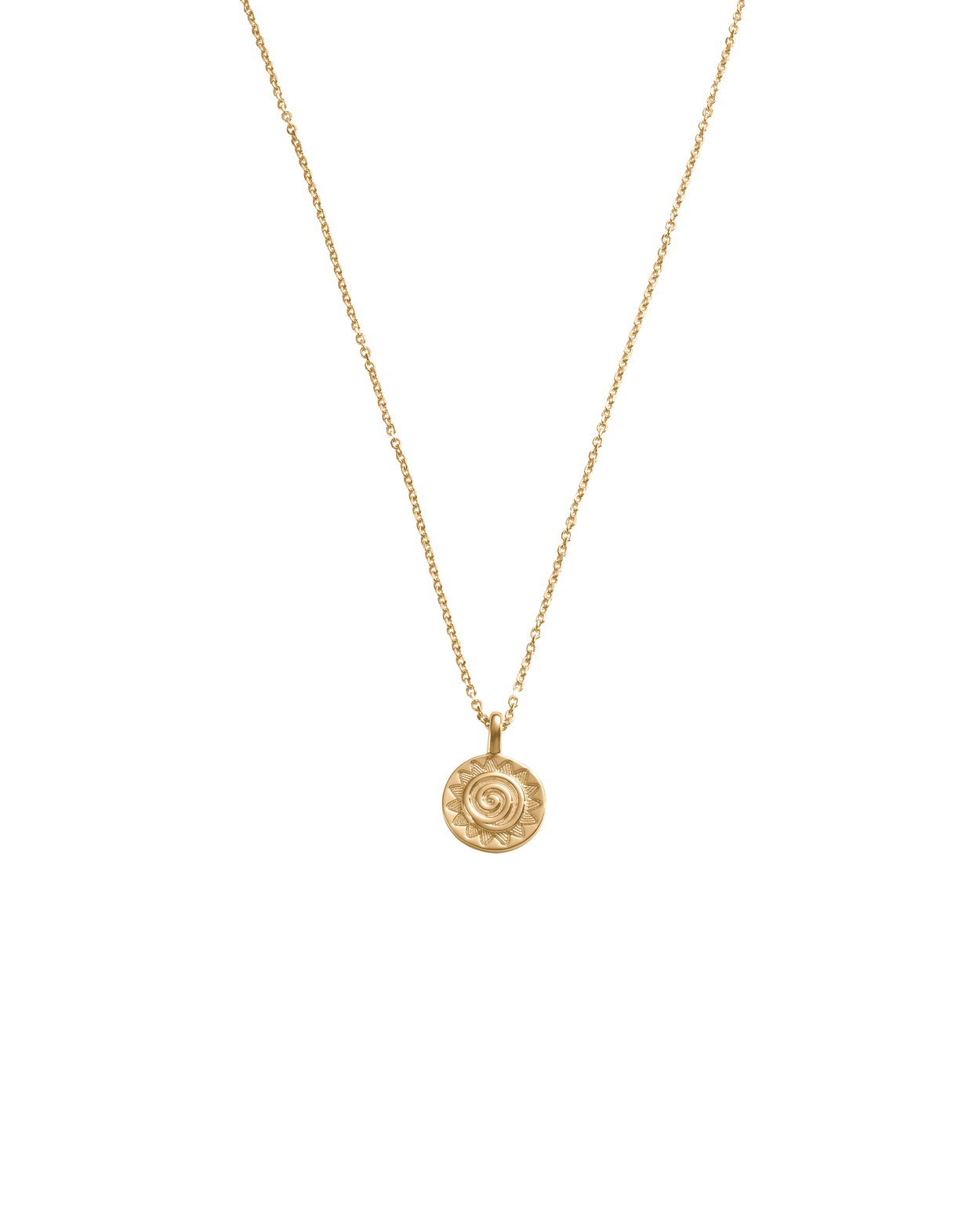 SOLARA COIN NECKLACE (18K GOLD VERMEIL) IMAGE 1