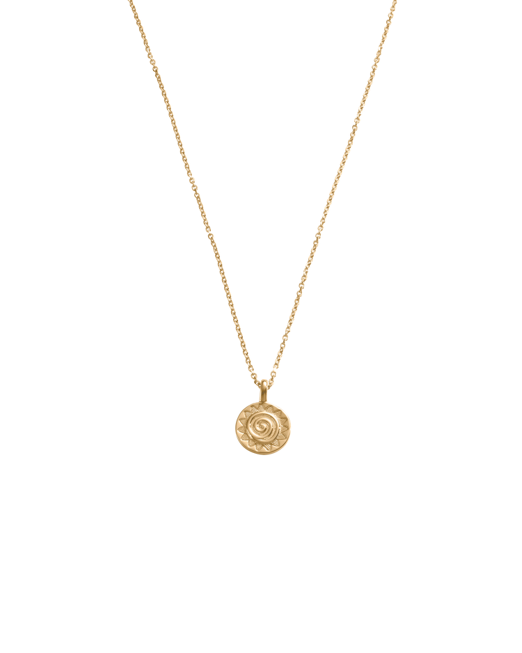 SOLARA COIN NECKLACE (18K GOLD VERMEIL) IMAGE 1