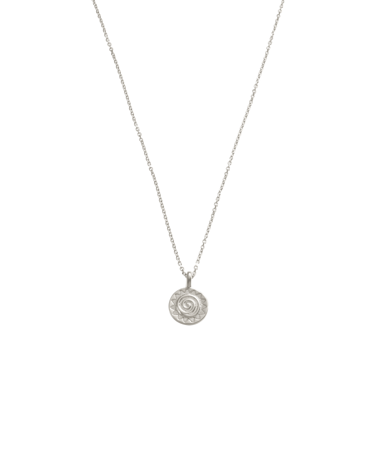 SOLARA COIN NECKLACE (STERLING SILVER) IMAGE 1