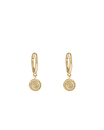 SOLARA HOOPS (18K GOLD PLATED) IMAGE 1
